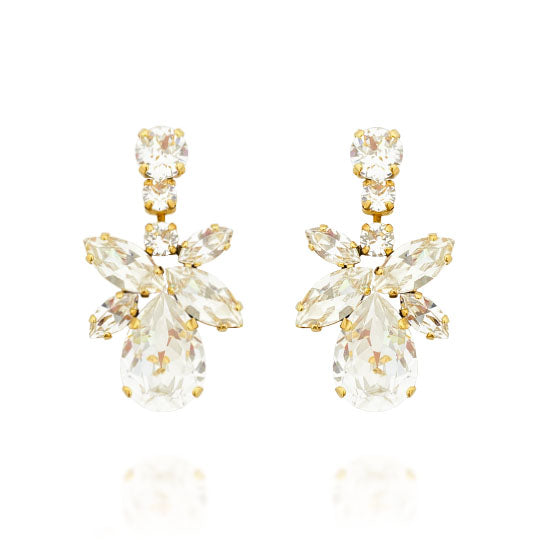 Amelie earrings / Crystal clear